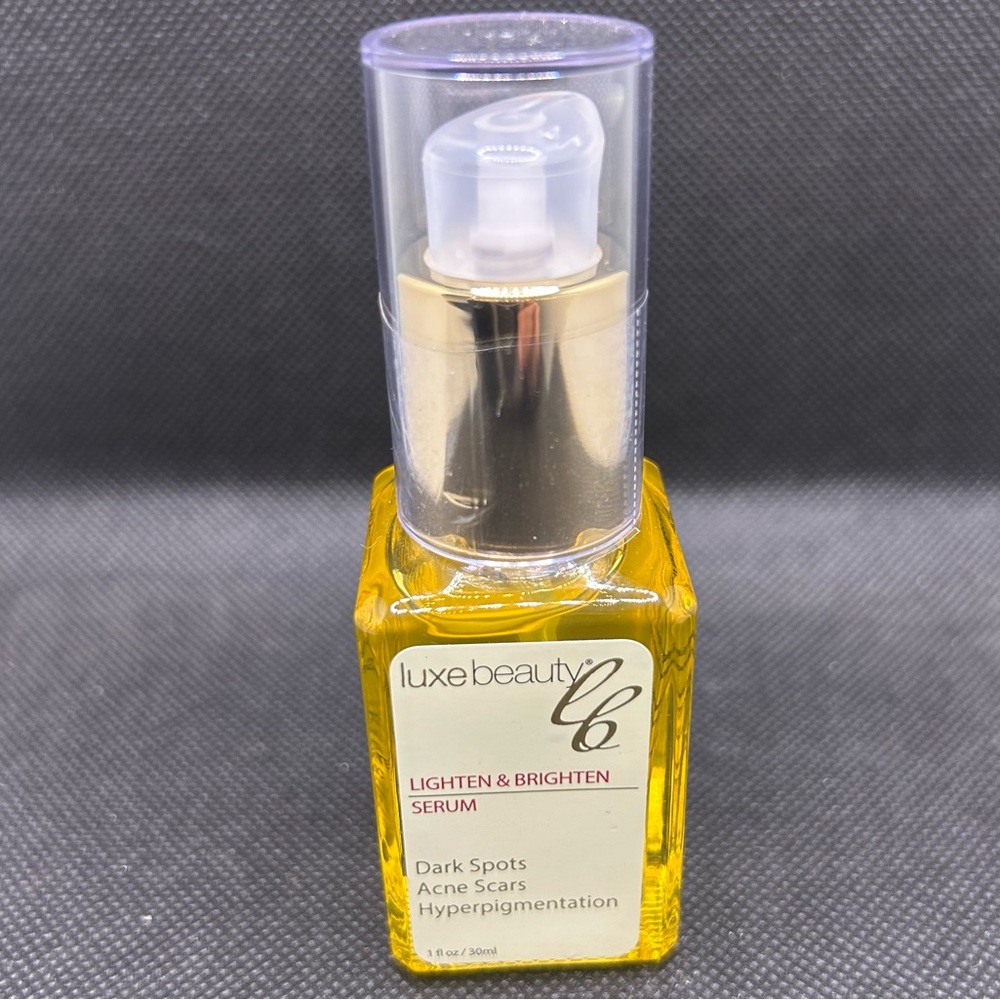 Luxe Beauty Lighten & Brighten Face Serum For Dark Spots, Acne Scars 1oz/30ml